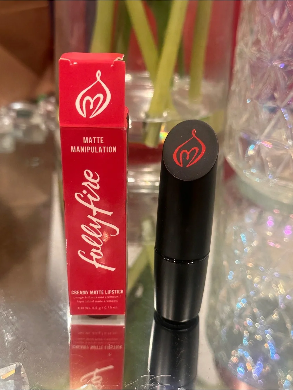 Folly Fire Full House Creamy Matte Lipstick Vegan Cruelty Free Full Size Velvety